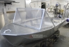 Алюминиевая лодка Мста-Н 3.7 м., с тентом, дугами, ветровым стеклом и булями